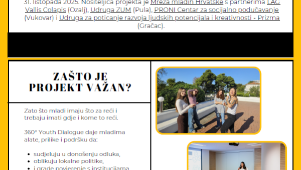 Završetak ERASMUS+ projekta "360 Youth Dialogue"